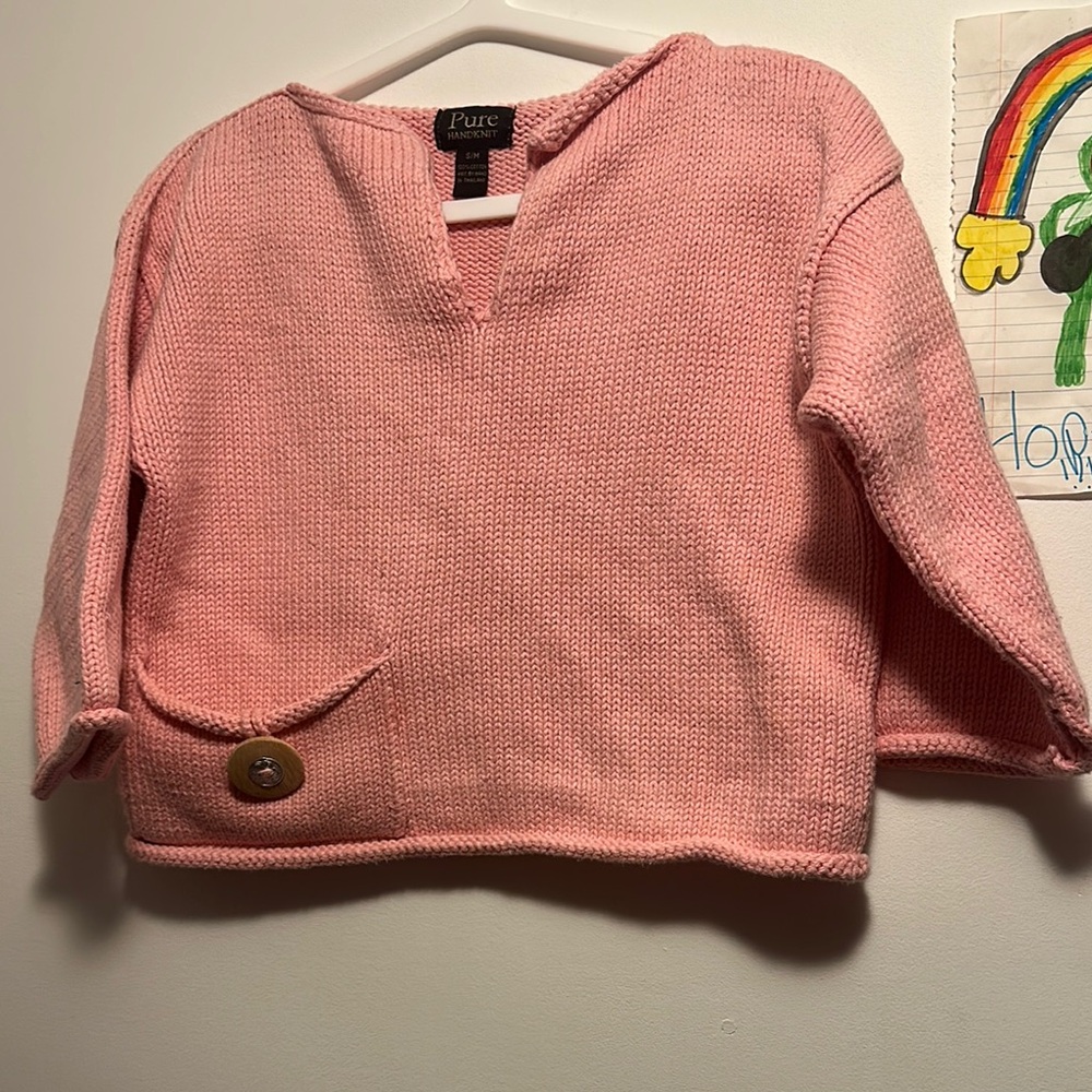 Pur Kids Pink Knitted Top